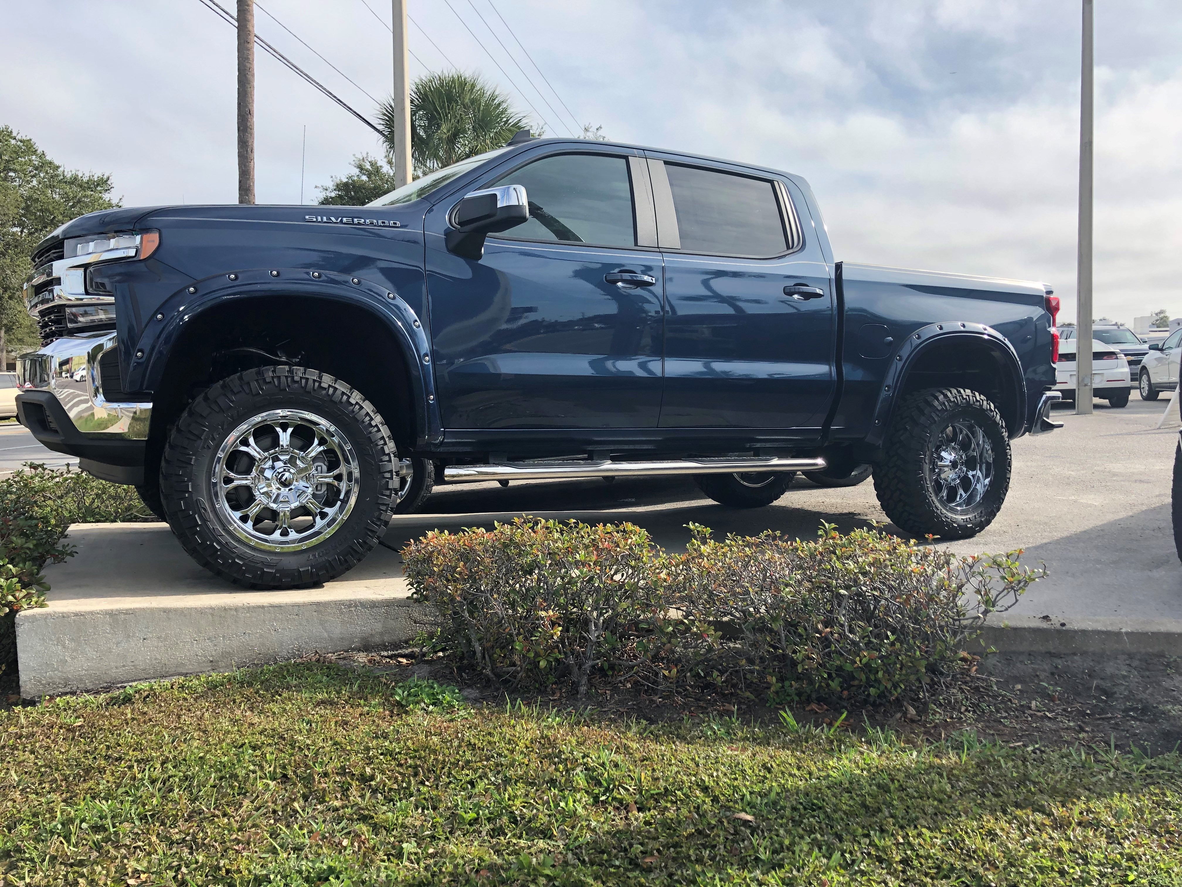 Lifted Silverado built by DSI
